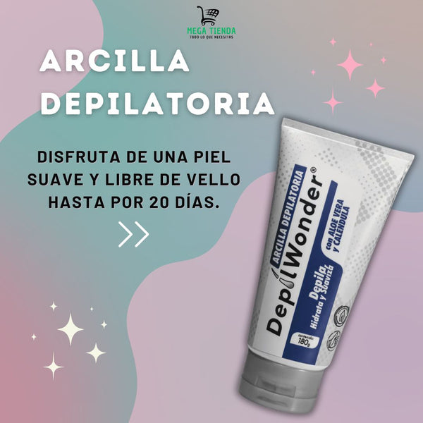 Arcilla DepilWonder™️ Suavidade y Hidratacion