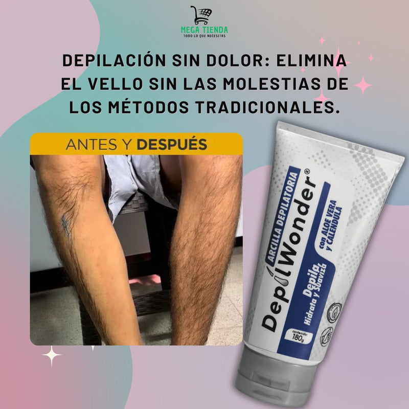 Arcilla DepilWonder™️ Suavidade y Hidratacion