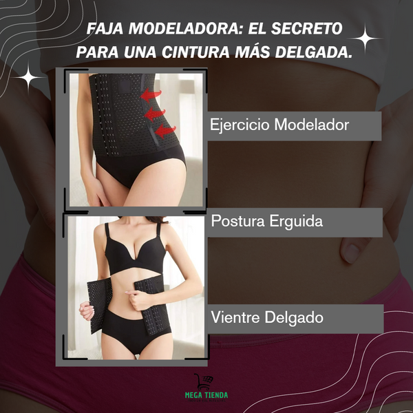 Faja Reductora Modeladora de Cintura™ Comoda y Efectiva