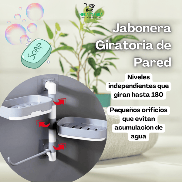 Jabonera Giratoria de Pared™️