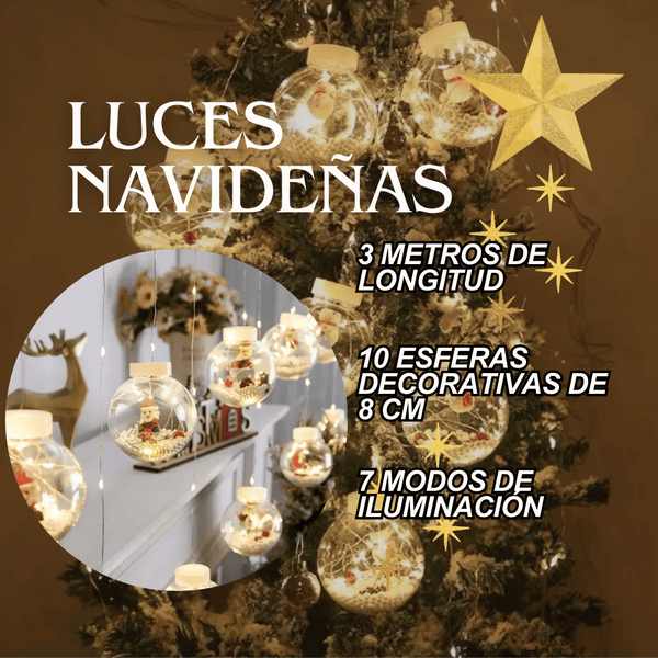 Esferas de Navidad - Luz y Magia