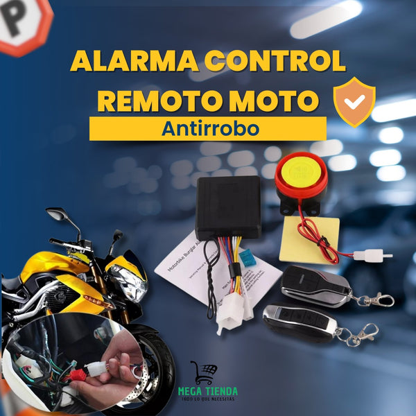 Alarma Control Remoto Moto Antirrobo Seg