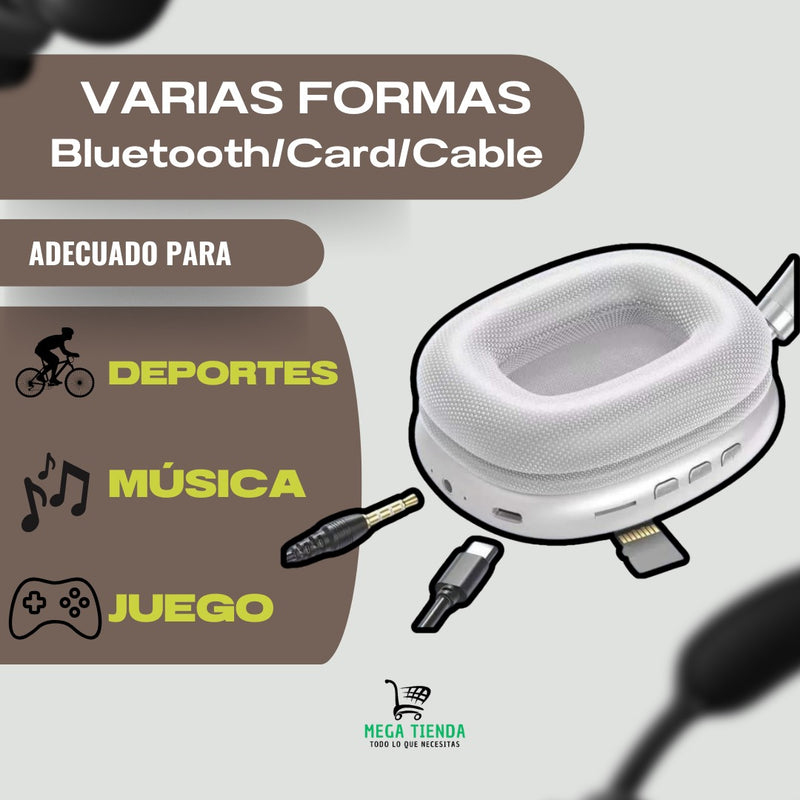 Audifonos Bluetooth P9 Plus Diadema