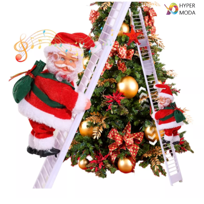 Santa Claus Escalera Musical Navidad