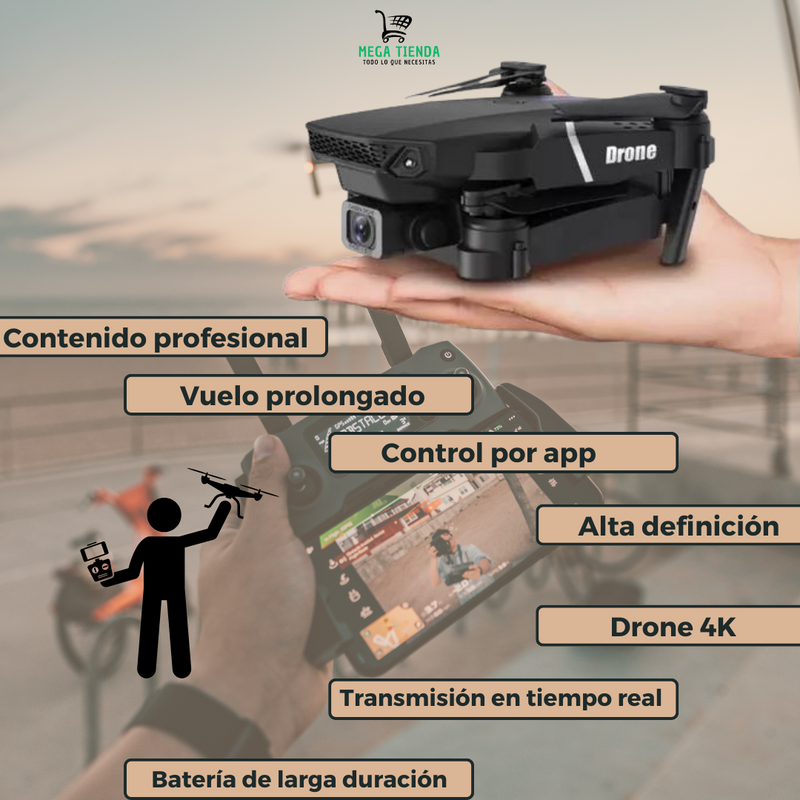 Dron Doble Cámara 4K Pro™- Aventuras Aéreas