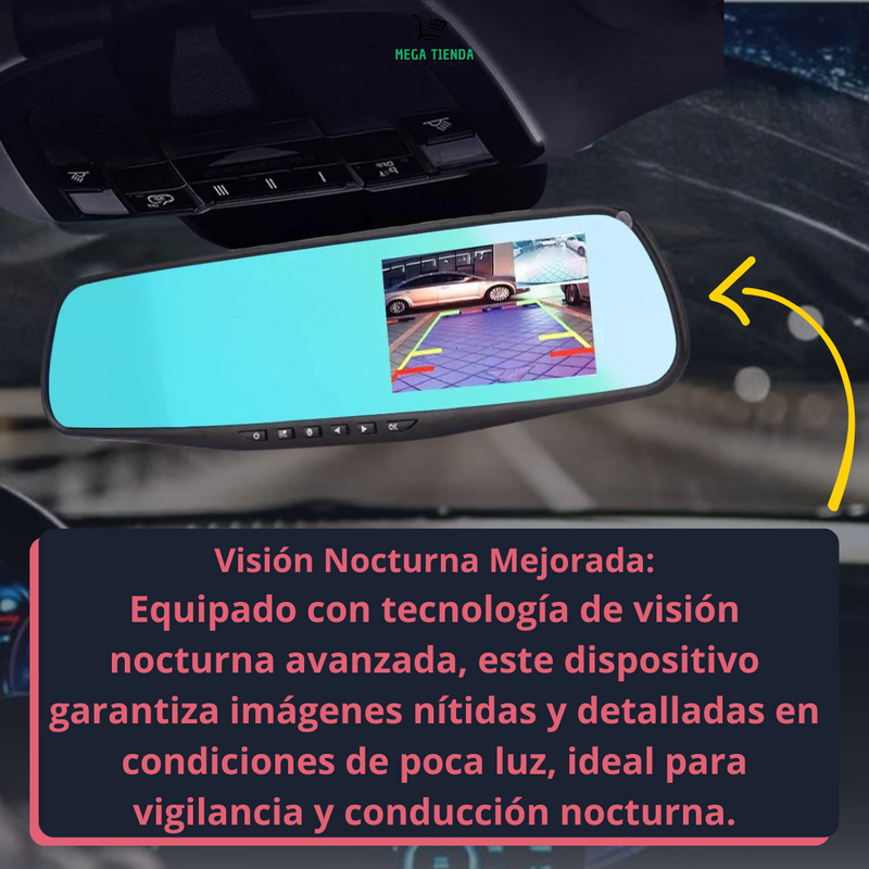 Espejo Retrovisor Para Auto Cámara